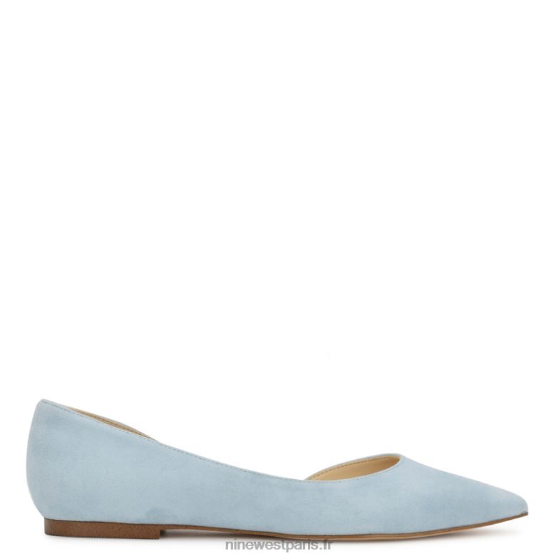 Nine West appartements blaha d'orsay P88BJ2266 daim bleu ciel
