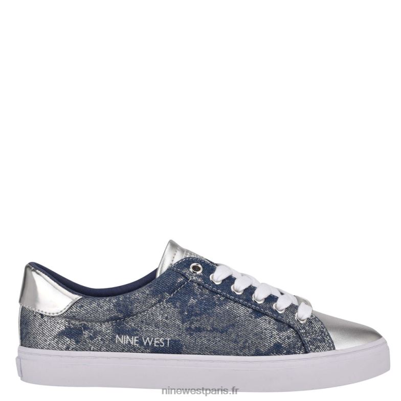 Nine West meilleures baskets décontractées P88BJ884 denim scintillant