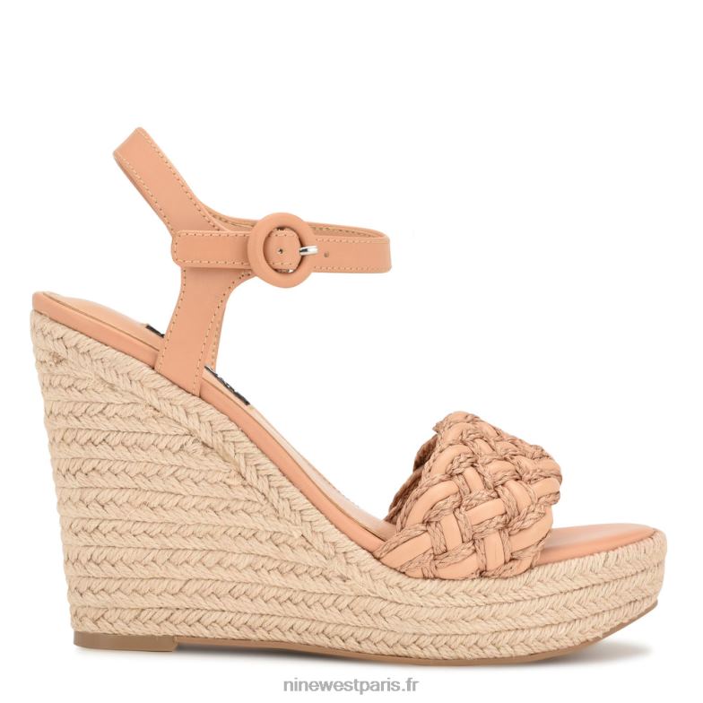 Nine West hosana sandales compensées façon espadrilles P88BJ747 fard à joues foncé