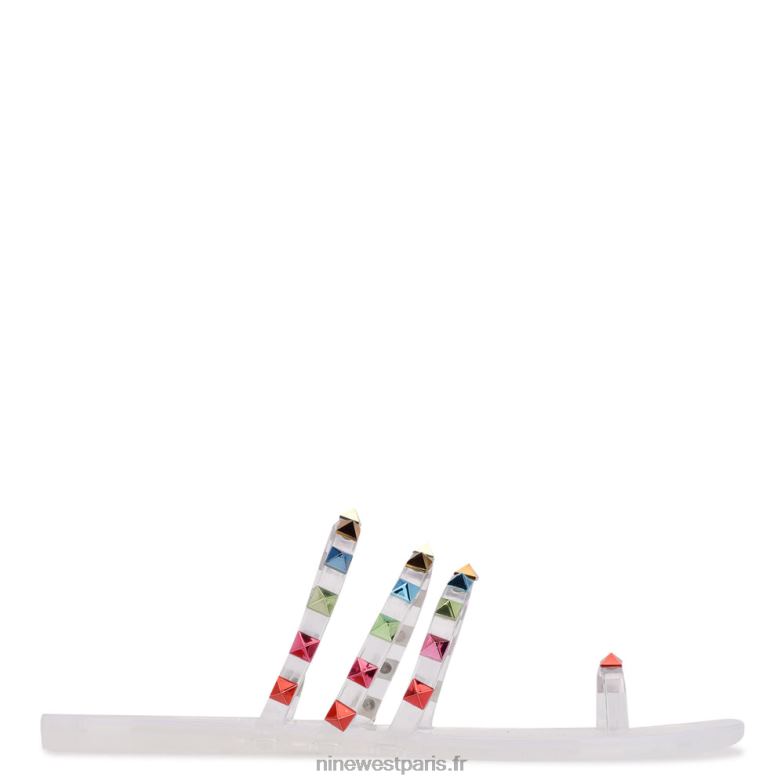 Nine West sandales en gelée cartee P88BJ813 clair multi