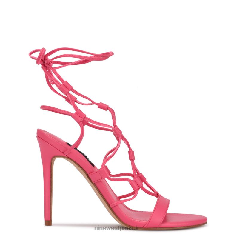 Nine West mélange de sandales à la cheville P88BJ854 ouah rose