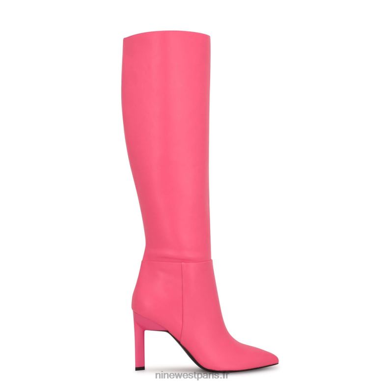 Nine West bottes à talons P88BJ1064 rose néon