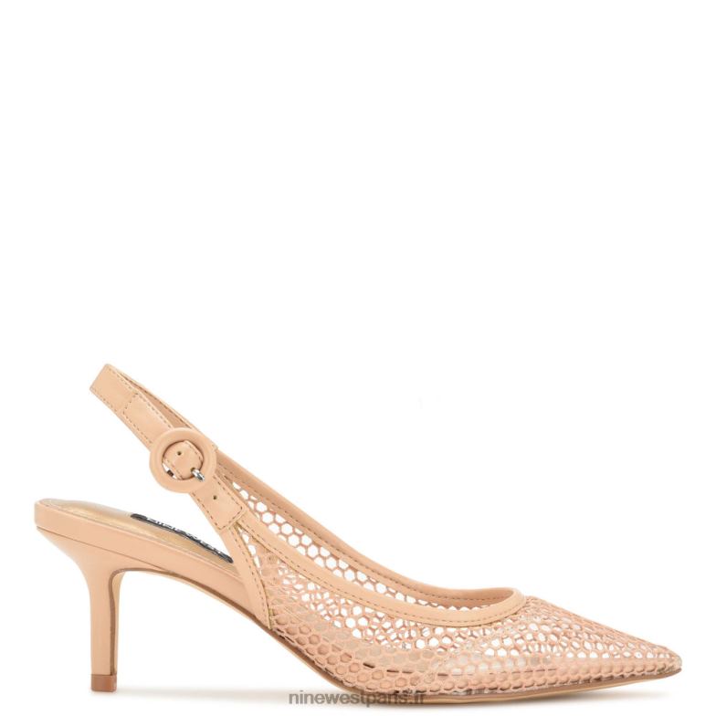 Nine West alots escarpins à brides en mesh P88BJ1406 blush chaud/transparent