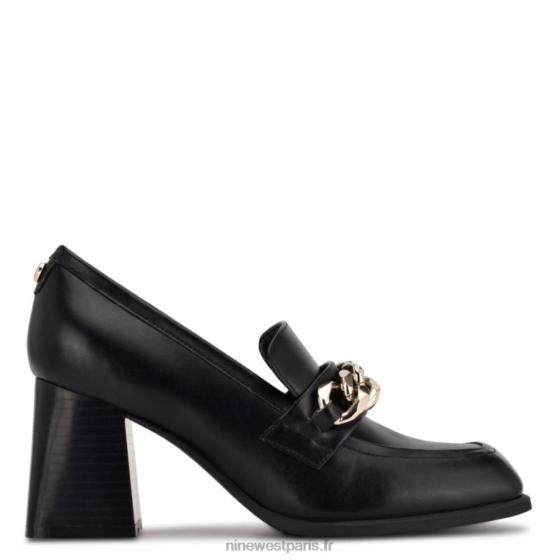 Nine West mocassins à talons zynga P88BJ1235 noir