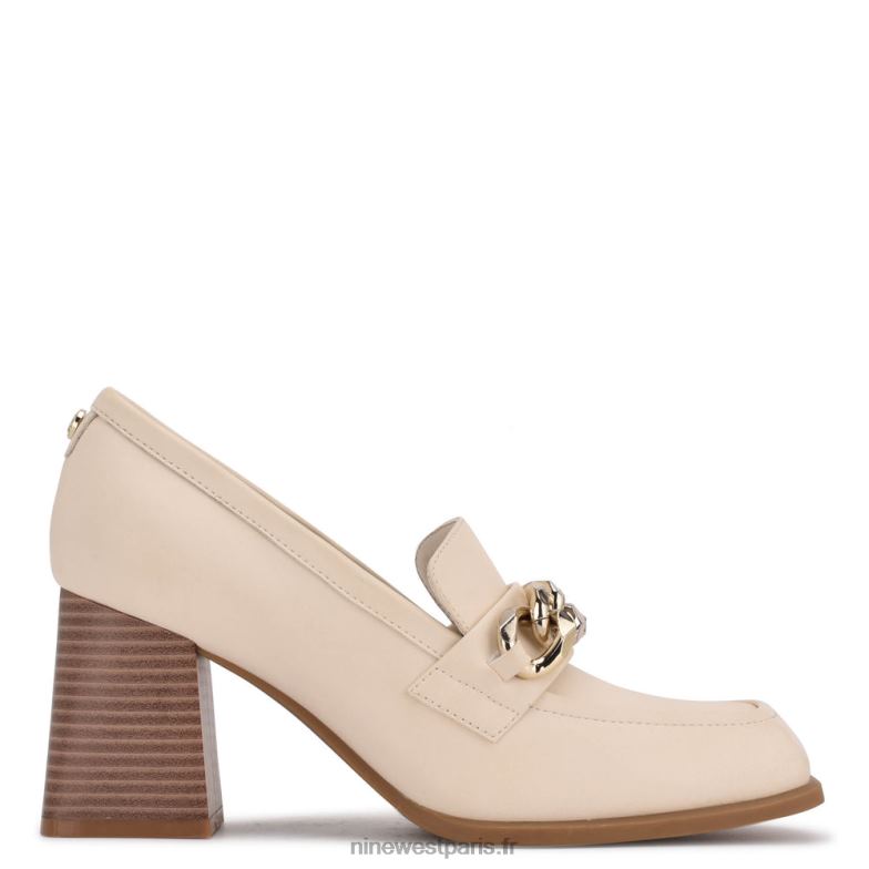 Nine West mocassins à talons zynga P88BJ2223 crème chic