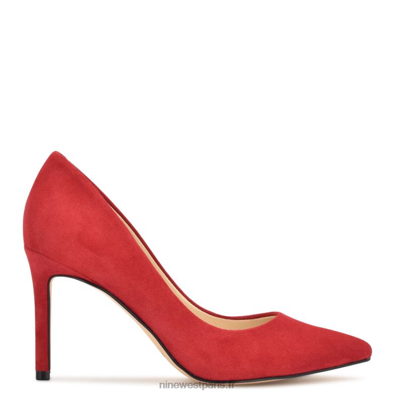 Nine West escarpins à bout pointu ezra P88BJ1215 daim rouge